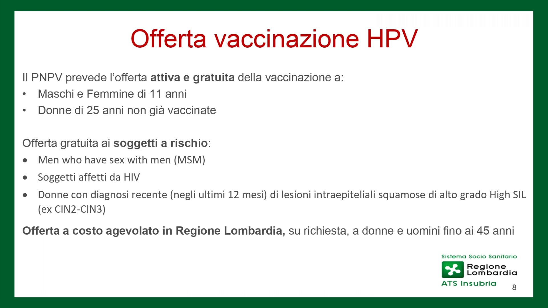 CS 31marzo 2022 - Organizzazione Programma di Screening della cervice uterina - dott.sse Gola e Donadini_page-0008