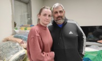 Khrystyna e Massimo, da Rovello all'Ucraina per portare cibo e vestiti a chi scappa dalla guerra