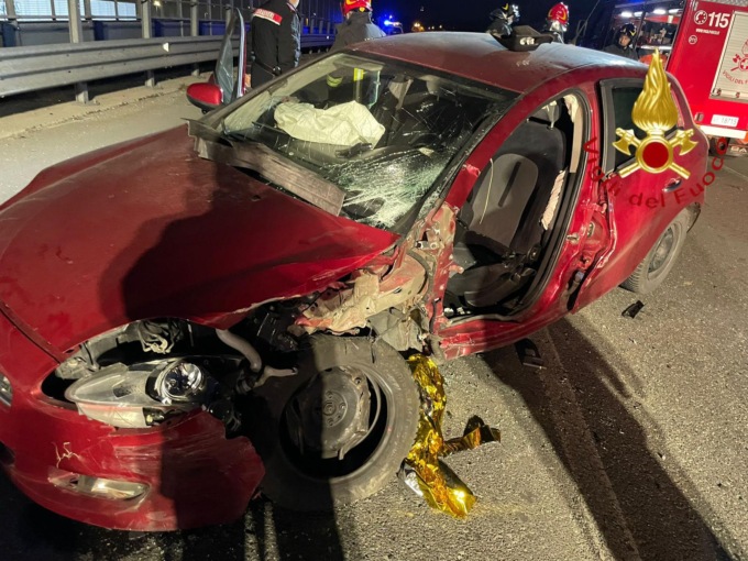 Incidente sul ponte tra Lomazzo e Guanzate