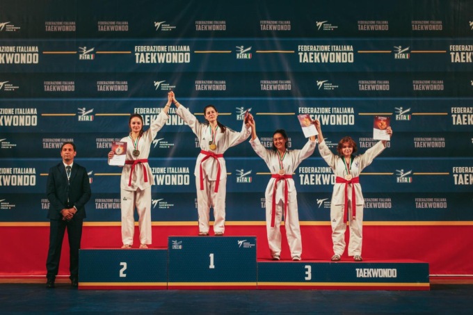 Campionati Italiani di Taekwondo, Caterina Carabelli è medaglia d’argento