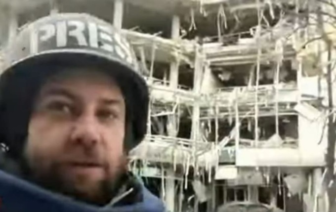 Andrea Carrubba, il reporter tradatese in Ucraina per raccontare la guerra