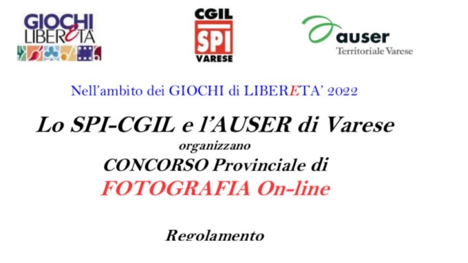 Concorso di fotografia con Spi-Cgil e Auser