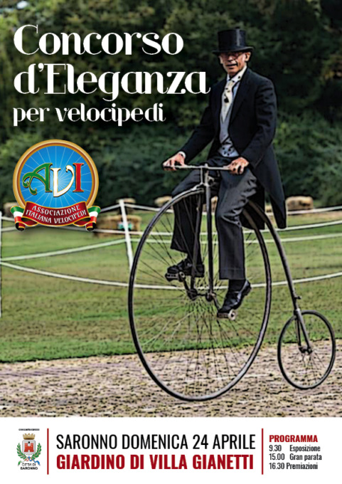 Concorso d’eleganza per velocipedi a Saronno