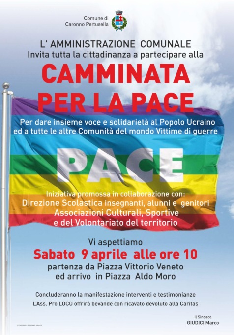 Camminata per la pace a Caronno Pertusella