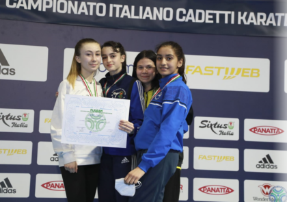 Secondo posto assoluto per la saronnese Bossi ai Nazionali di Karate
