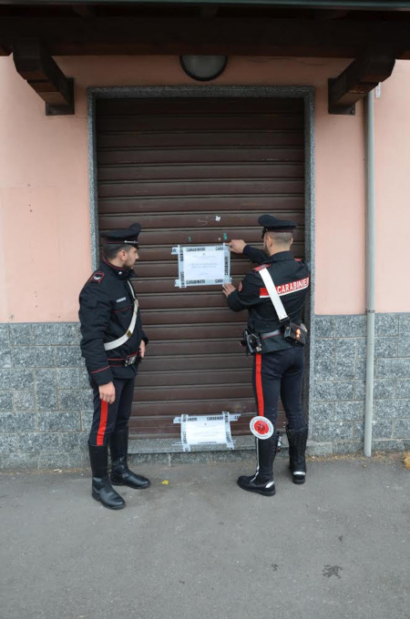 Chiuso dai Carabinieri il bar dello spaccio a Fagnano Olona