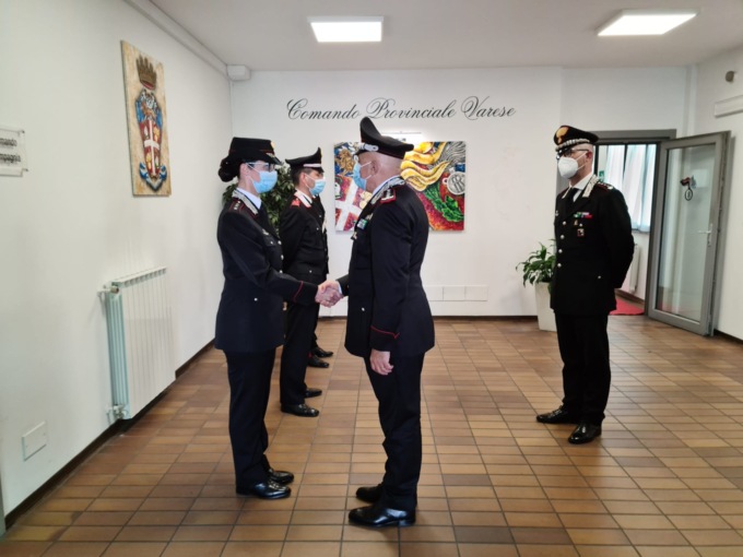 Il Generale Micale in visita al Comando Provinciale dei Carabinieri di Varese