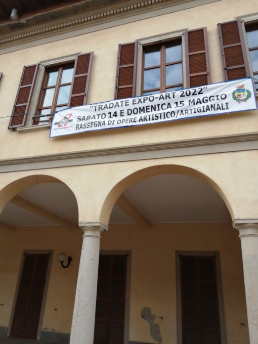«Tradate Expo-Art 2022», taglio del nastro in villa Truffini con Anteas Tradate