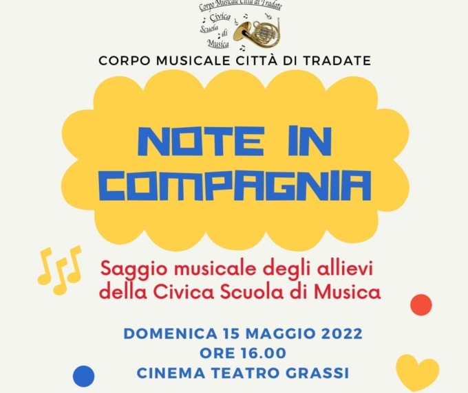 Saggio di fine anno per gli allievi della Civica Scuola di Musica di Tradate