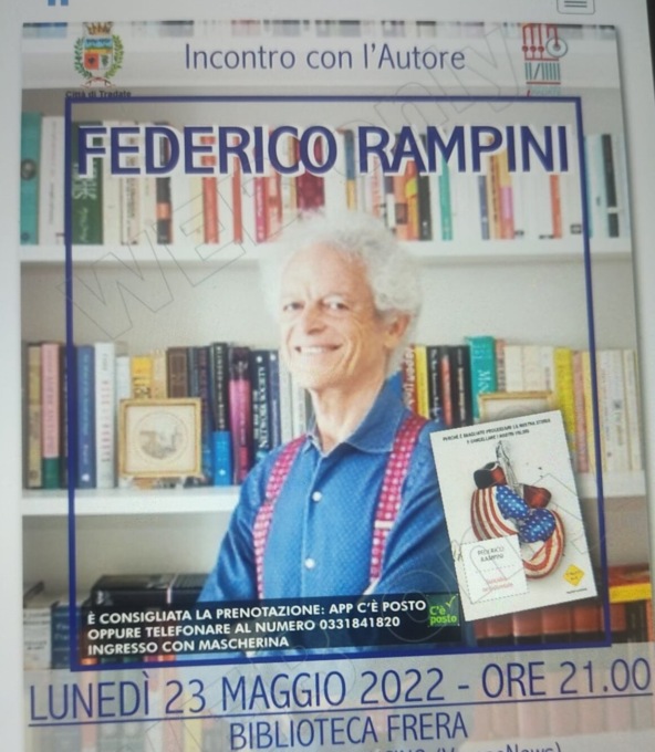 “Suicidio occidentale”: Federico Rampini ospite in Frera