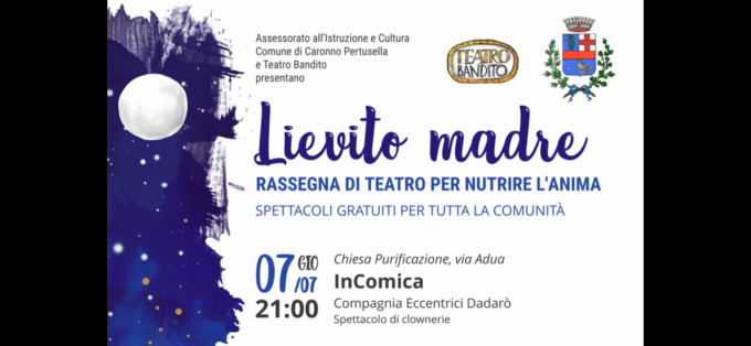 Serate di teatro al parco di via Avogadro a Caronno Pertusella