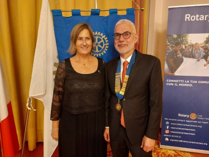 Passaggio di consegne al Rotary Club Varese Ceresio