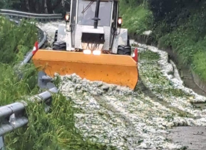 Violenta grandinata nell’Alto Varesotto: a Maccagno intervenuti gli spazzaneve