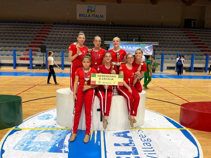 Gerenzano, pioggia di medaglie sulle majorettes
