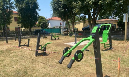 Ecco l’area fitness outdoor nel parchetto Isola Verde