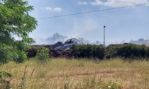 Vigili del Fuoco ancora al lavoro nell'impianto di via Pavia a Tradate