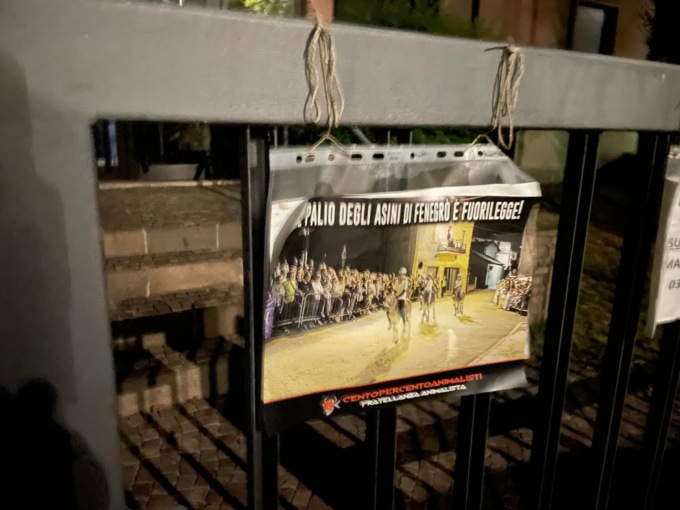 Gli animalisti contro il Palio degli Asini di Fenegrò