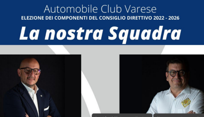 Automobile Club Varese ecco i candidati di Varese Auto & Sport