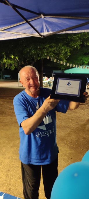 Turate, un omaggio per uno storico volontario del rione Pasquè