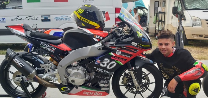 Gerenzano, Valentino Sponga è campione d’Italia