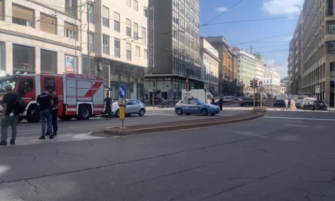 Allarme bomba nella sede del consolato del Libano a Milano