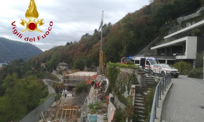 Due operai trovati senza vita in un cantiere a Moltrasio
