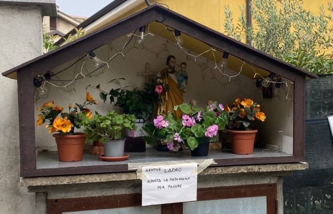 Madonnina rubata a Saronno, donata nuova dalla Lega