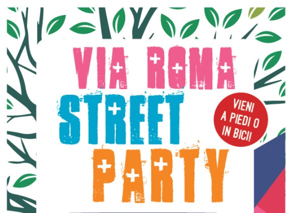 Street party in via Roma a Saronno