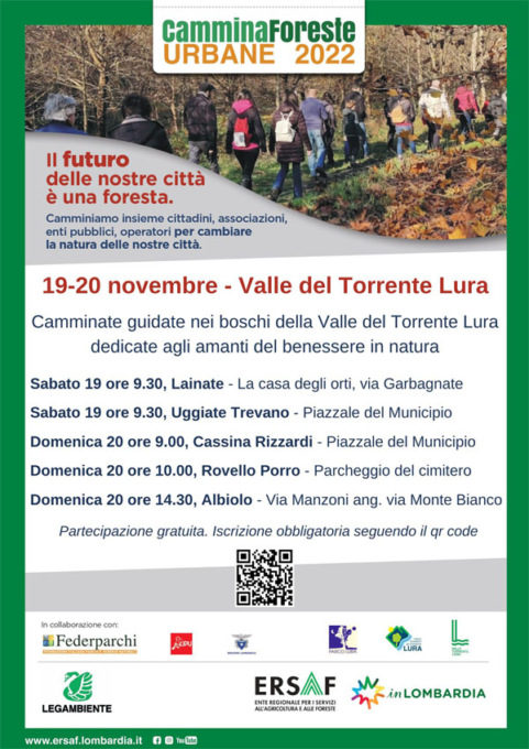 Cinque appuntamenti nei parchi del Lura per il Cammina Foreste Urbane