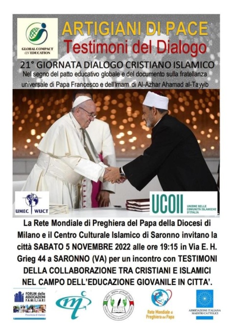 Artigiani di Pace: dialogo interreligioso al Centro Culturale Islamico di Saronno