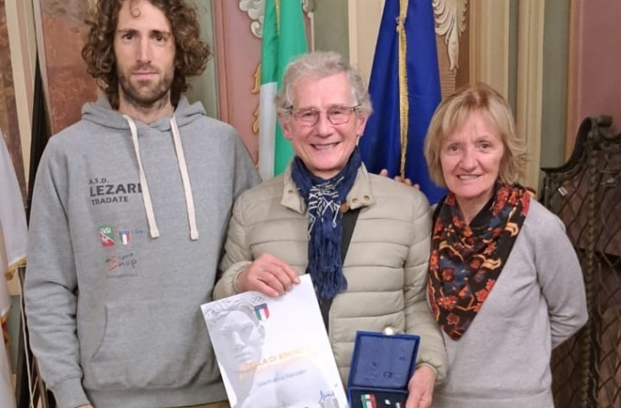 La Stella di bronzo del CONI al papà della Lezard