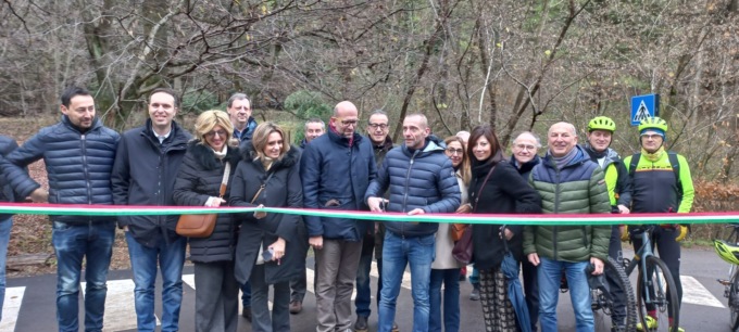 Inaugurata la pista ciclopedonale Valganna e Valmarchirolo
