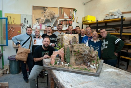 Il presepe artistico dei detenuti del carcere di Busto Arsizio
