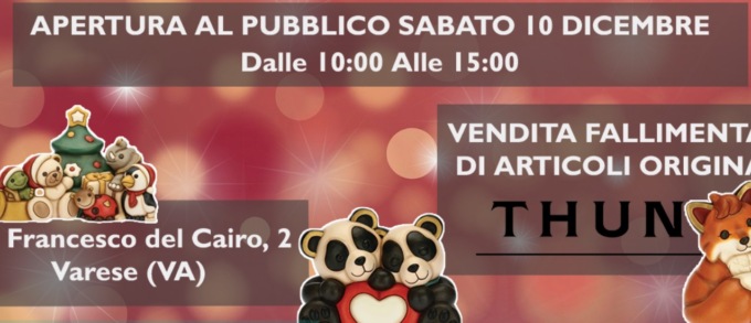Negozio in fallimento, svuotatutto in centro a Varese