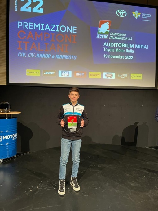 Gerenzano, il motociclista Valentino premiato a Roma