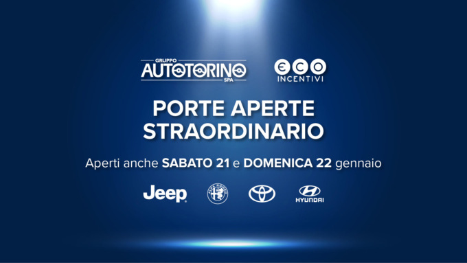 Ecobonus: da Autotorino speciale porte aperte domenica 22 gennaio