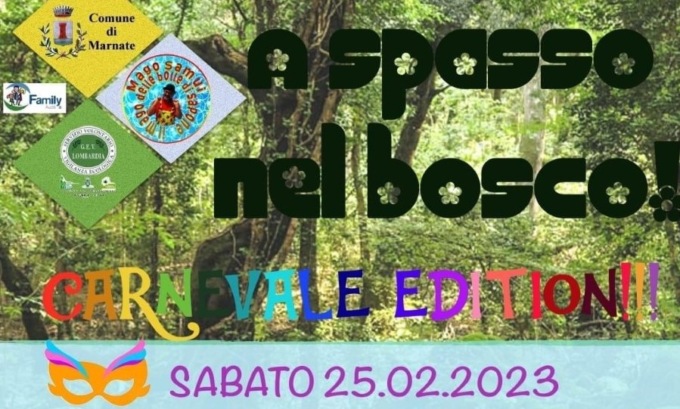 “A spasso nel bosco” ma tutti in maschera