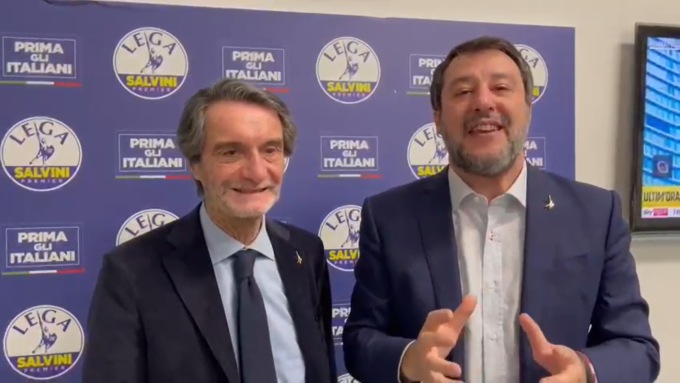 Elezioni Lombardia 2023: Fontana al 55%, e Salvini già festeggia