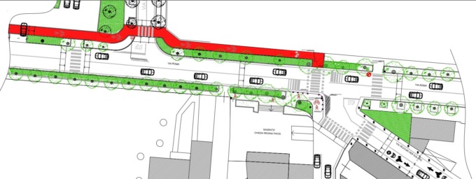 In corso i lavori per la nuova pista ciclopedonale