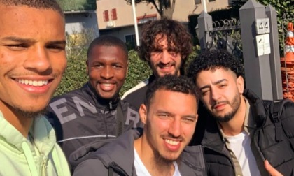 I calciatori del Milan a Saronno per la Preghiera del venerdì