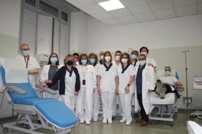 Nuove poltrone per i donatori di sangue dell’Asst Lariana