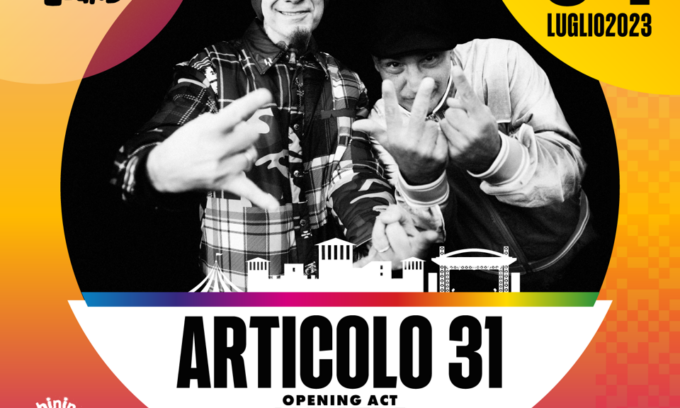 Gli Articolo 31 al Rugby Sound Festival