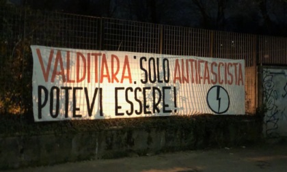 Protesta del Blocco studentesco contro il ministro Valditara