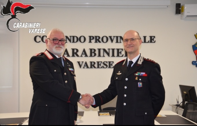 L’Arma dà il congedo al comandante della Stazione di Maccagno
