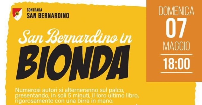 San Bernardino InBionda, i nuovi libri presentati in soli cinque minuti