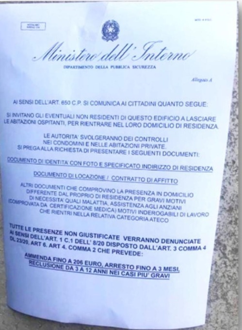 Truffa con finto volantino del Ministero dell’Interno
