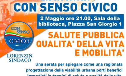 Salute pubblica, qualità della vita e mobilità: serata con Con Senso Civico a Venegono