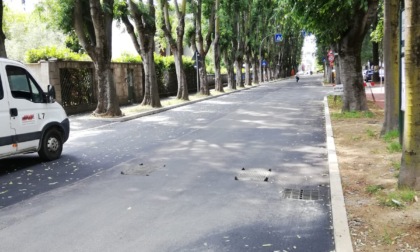 Lavori finiti in via Roma: strada riaperta alla viabilità