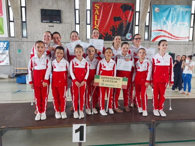 Gerenzano, cinque podi “a casa” per le majorettes