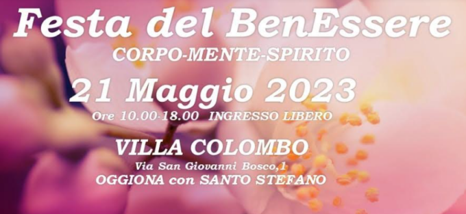 Domenica torna la festa del benessere